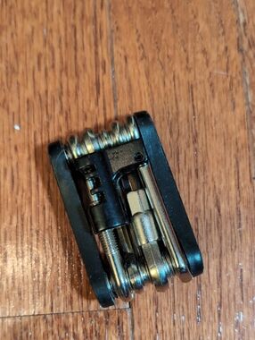 Compact Bicycle Multi-Tool Black